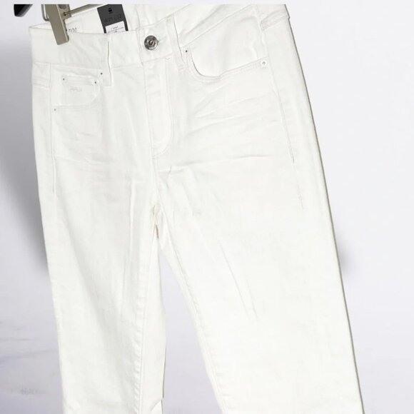 NWT G-Star 3301 High Skinny In Inza White Stretch Denim 3D Aged size 25 - Picture 4 of 9